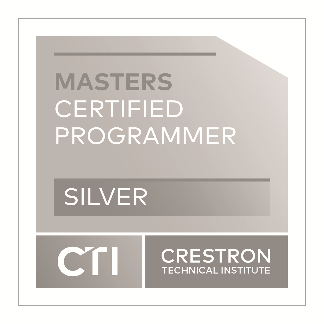 Crestron Master Programmer Silver